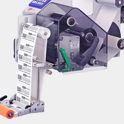 WMX 5015E wipe-on applicator, adjustable 90°, with pressure roller