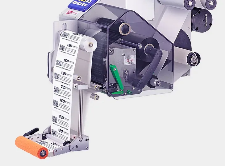 WMX 5015E wipe-on applicator, adjustable 90°, with pressure roller
