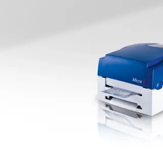 Carl Valentin Micra II desktop label printer