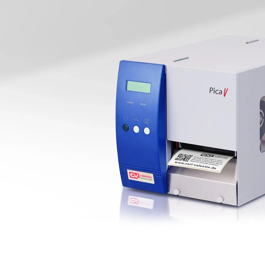 Carl Valentin Pica V desktop label printer