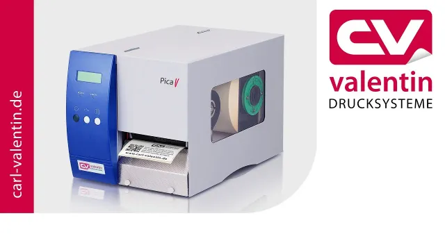 Pica V — Load Label Roll