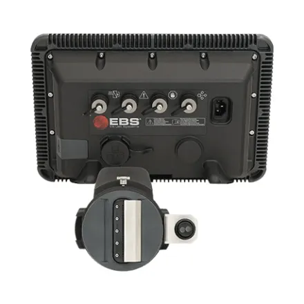 EBS-1600 controller, rear view with its connectors