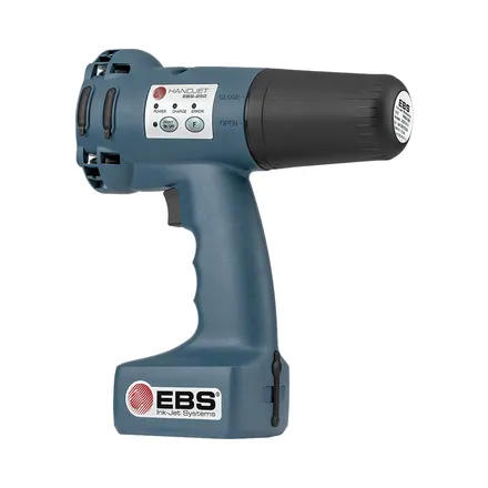 Handjet EBS-250, side view with control panel