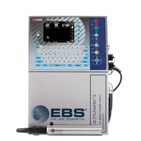 EBS-6600 continuous inkjet printer, front view