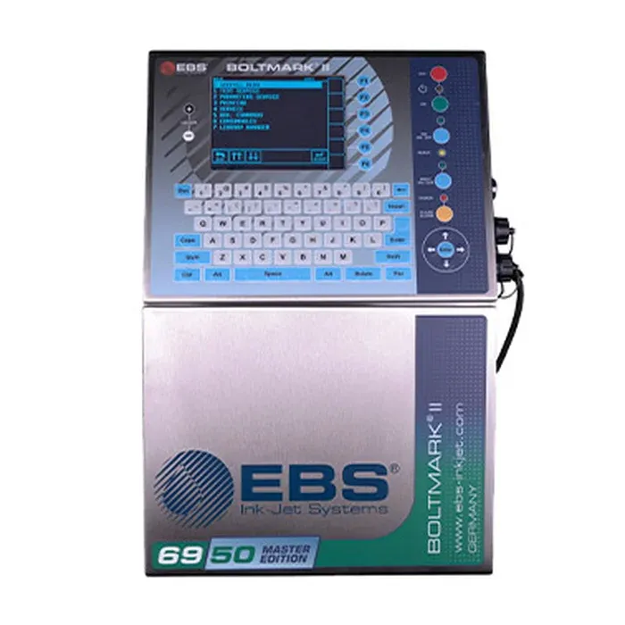 EBS-6950 Master Edition continuous inkjet printer, front view