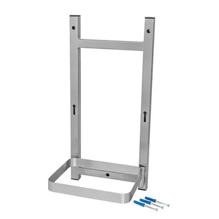 Wall-mounted stainless printer frame