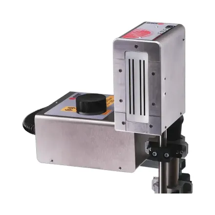 EBS PJ-1000 printer, mounted on stand