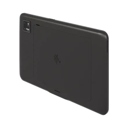Zebra ET401 rugged tablet – rear view with camera and NFC antenna