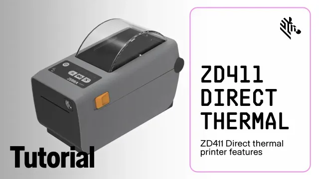 ZD411 Direct Thermal Printer Features