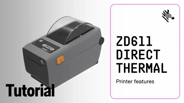 ZD611 Direct Thermal Printer Features