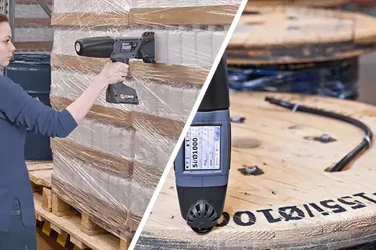 Coded pallet in a despatch area